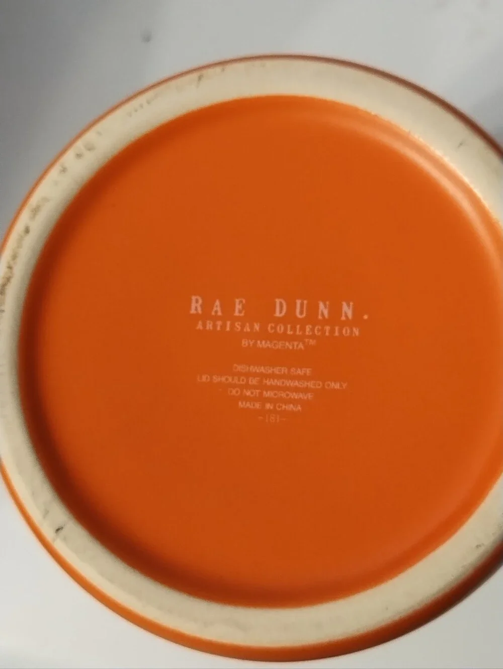New Rae Dunn Halloween Orange 